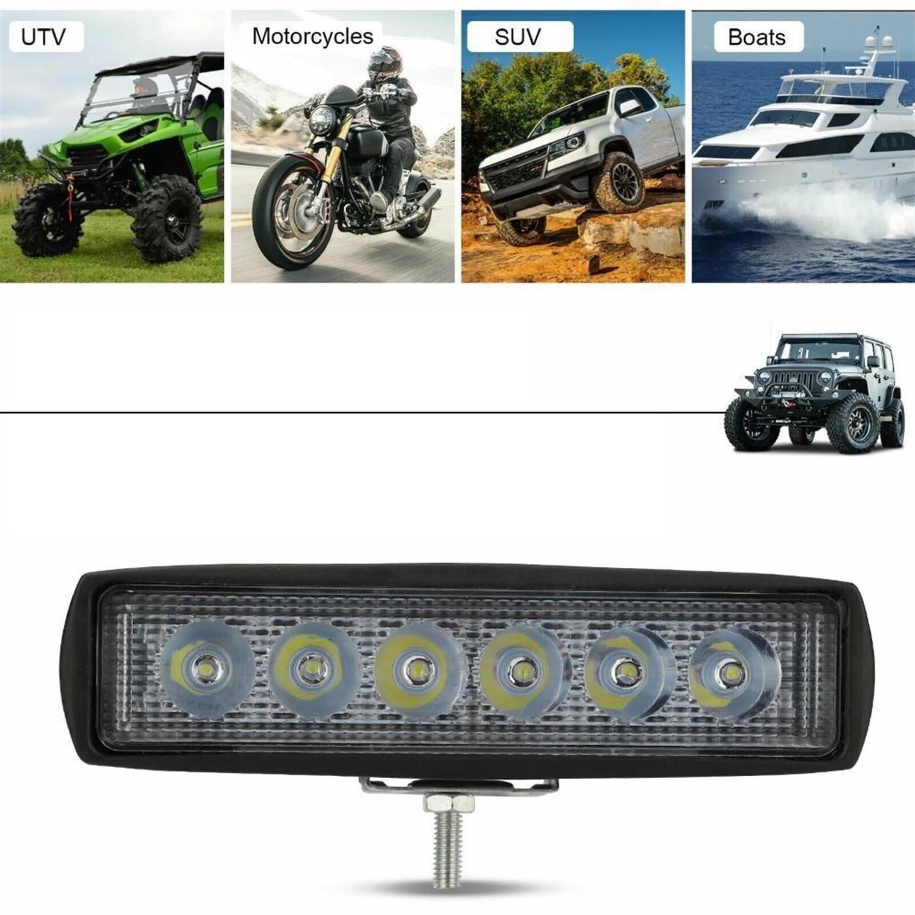 Off Road 6 inç 18 W 6 LED Plastik Kasa Mini Led Bar Oto Gündüz Led Sis Farı  1 Adet