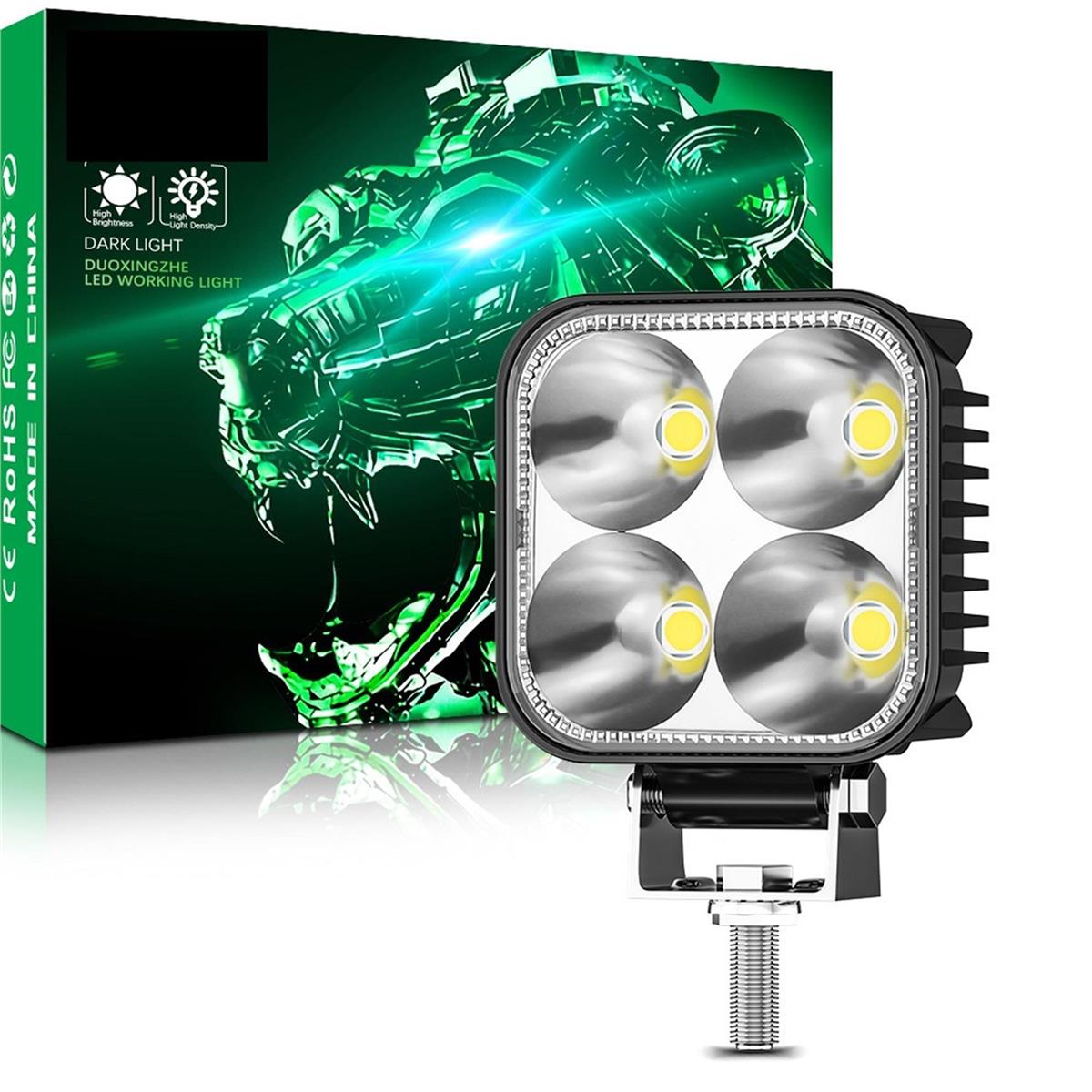 Off Road Arazi Aracı Motosiklet 3 inç Flash Sis Farı Ve Çalışma Lambası 1 ADET