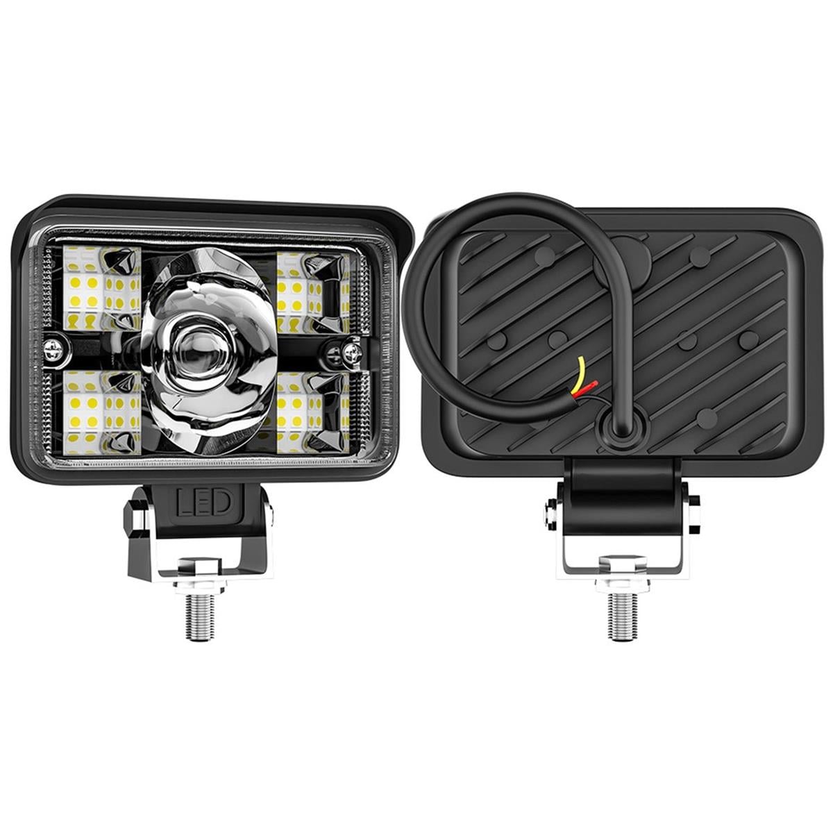 Off Road Delici Spotled 3 İnç 78 Watt Çift Renk Beyaz Sarı Çalışma Lambası Ve Sis Farı
