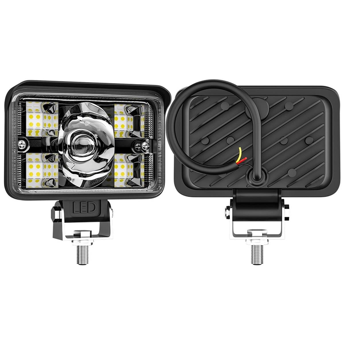 Off Road Delici Spotled 3 İnç 78 Watt Çift Renk Beyaz Sarı Çalışma Lambası Ve Sis Farı