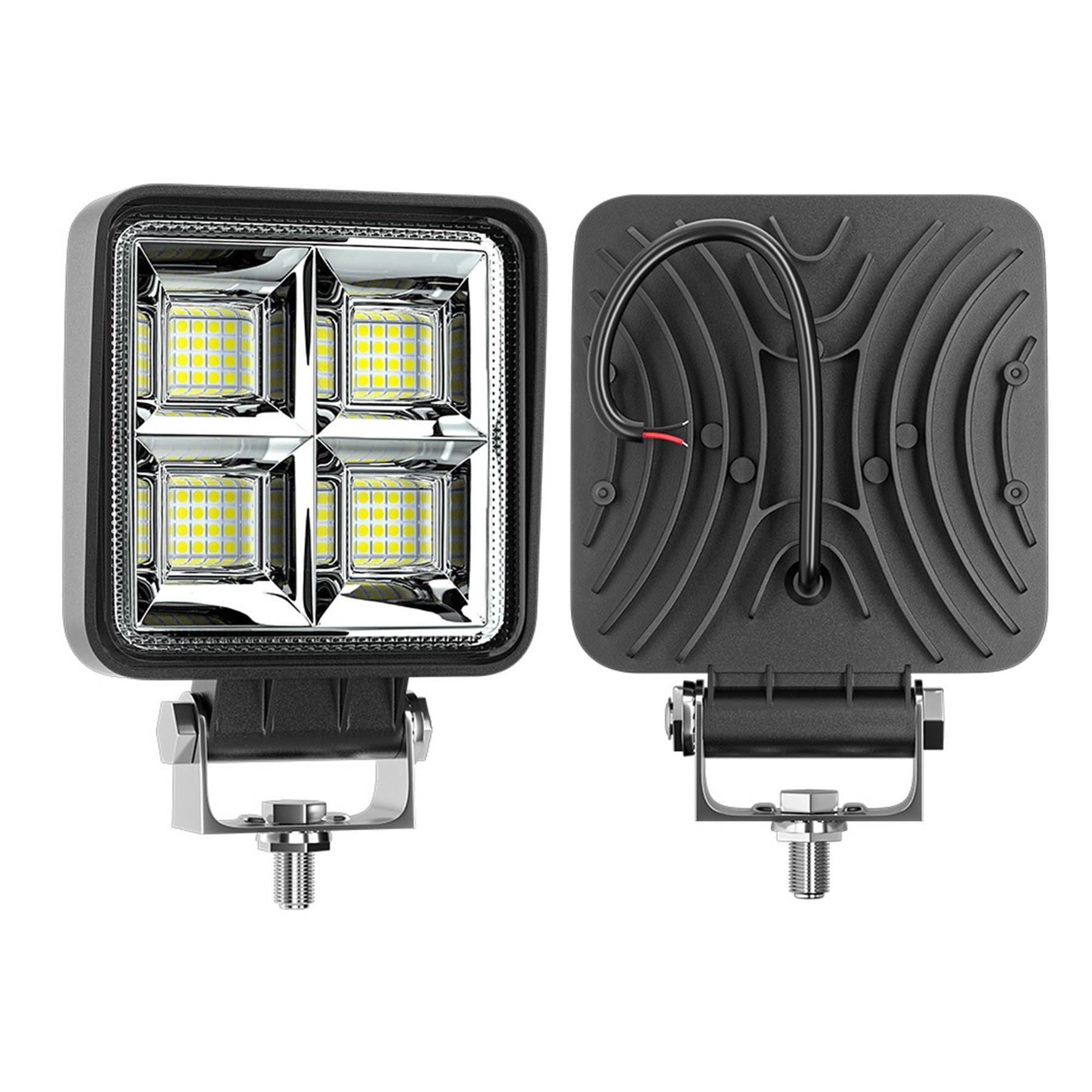 Off Road Geniş Açı 4 inç 64 Led İş Makinesi Kamyon Traktör Projektör Çalışma Sis Lambası  1 Adet
