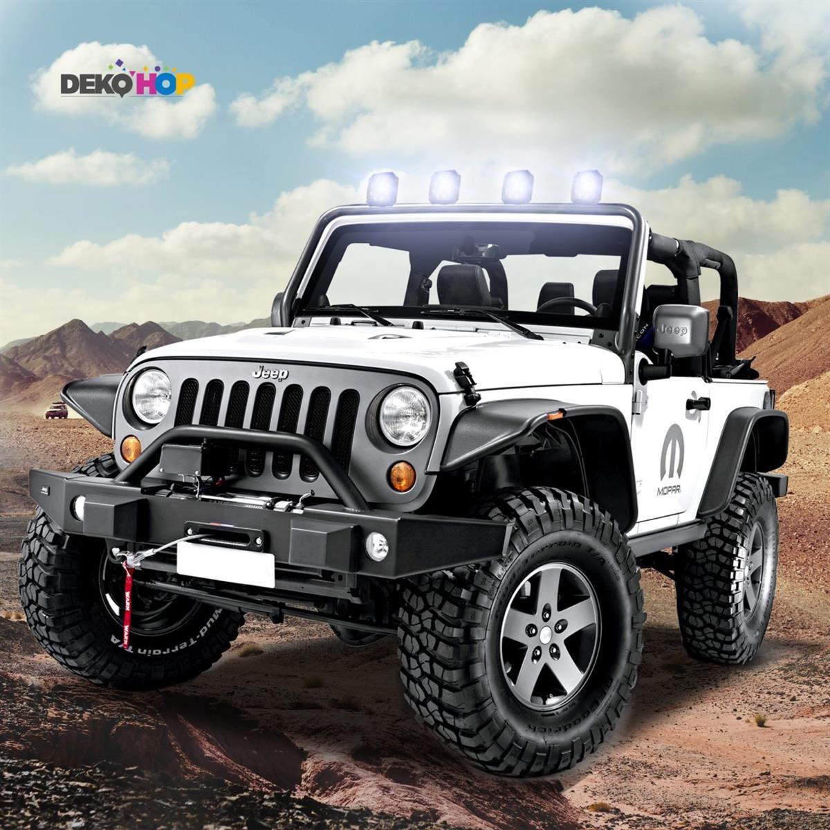 Off Road İş Makinesi Kamyon Traktör Projektör Çalışma Sis Lambası 9 LED Plastik Kasa 1 ADET