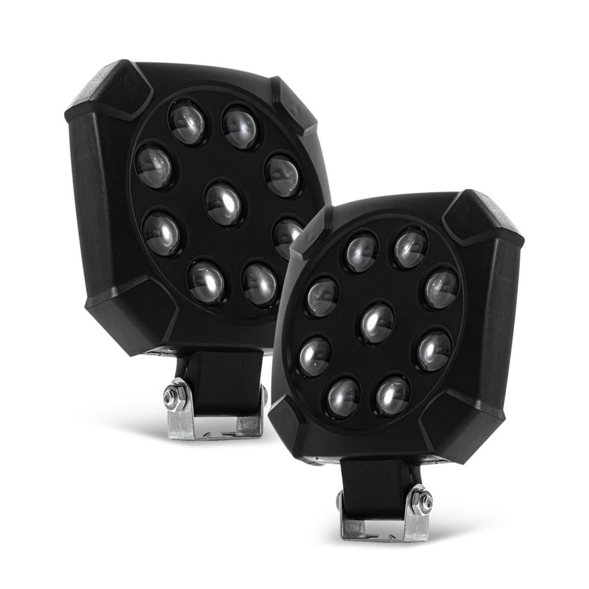 Off Road İş Makinesi Kamyon Traktör Projektör Çalışma Sis Lambası 9 LED Plastik Kasa 1 ADET