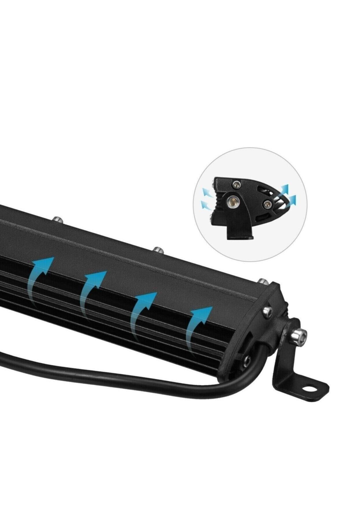 Off Road Led Bar Çift Sıra 110 Cm Beyaz Sarı Mod