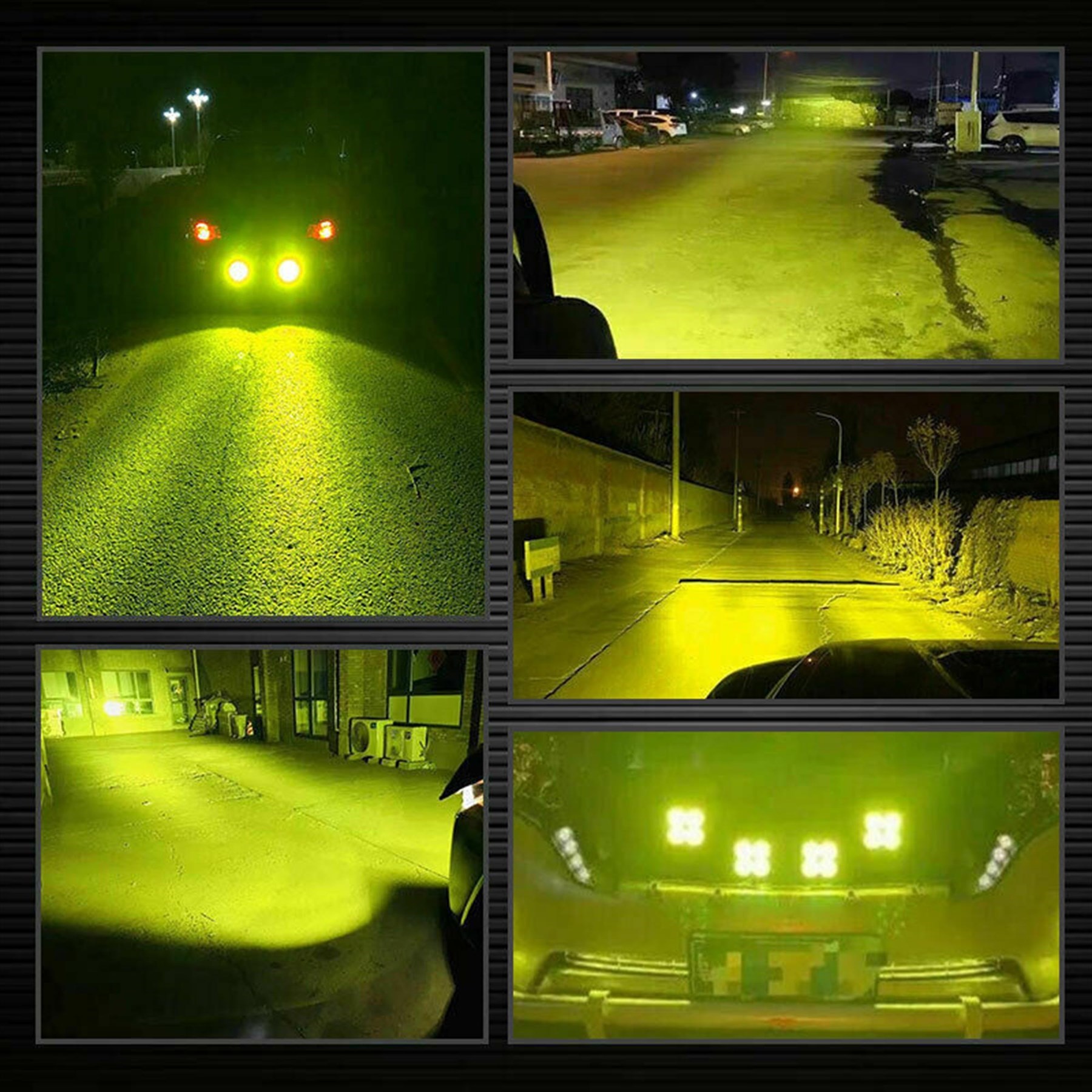 Off Road Ve Arazi Aracı 3 inç Amber Sarı Renk Çalışma Ve Sis Lambası 1 ADET