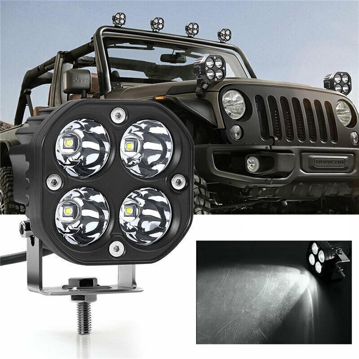 Off Road Ve Arazi Aracı 3 inç BEYAZ Renk Çalışma Ve Sis Lambası 2 ADET