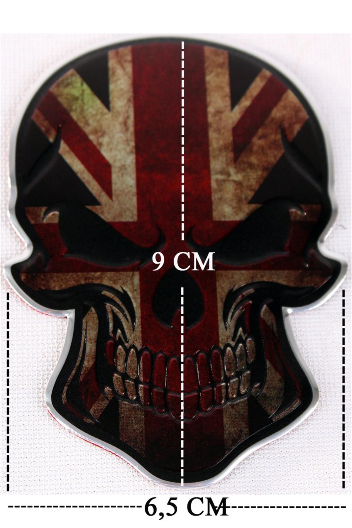 Orjinal Bayrak Kurukafa Arma Sticker