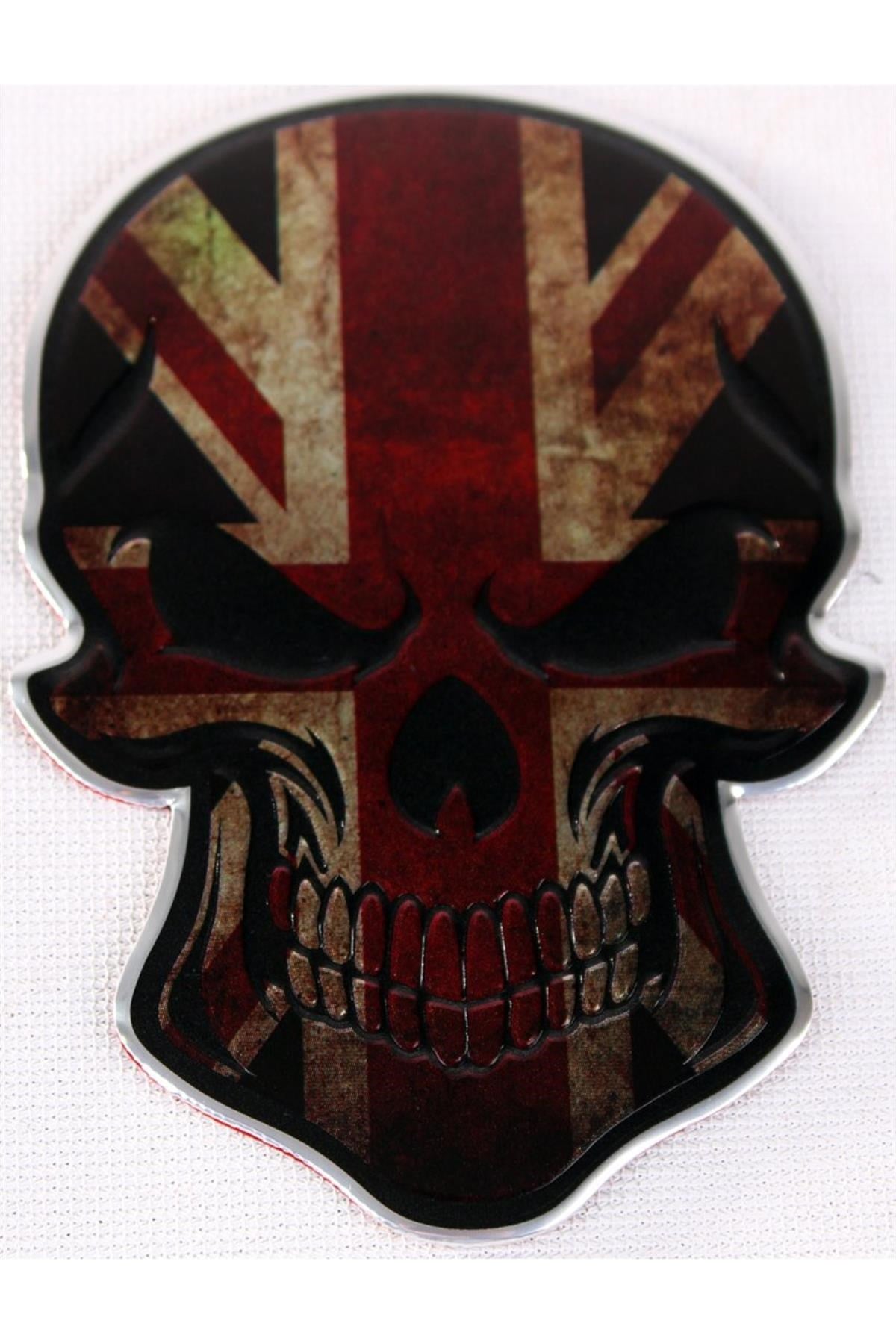 Orjinal Bayrak Kurukafa Arma Sticker