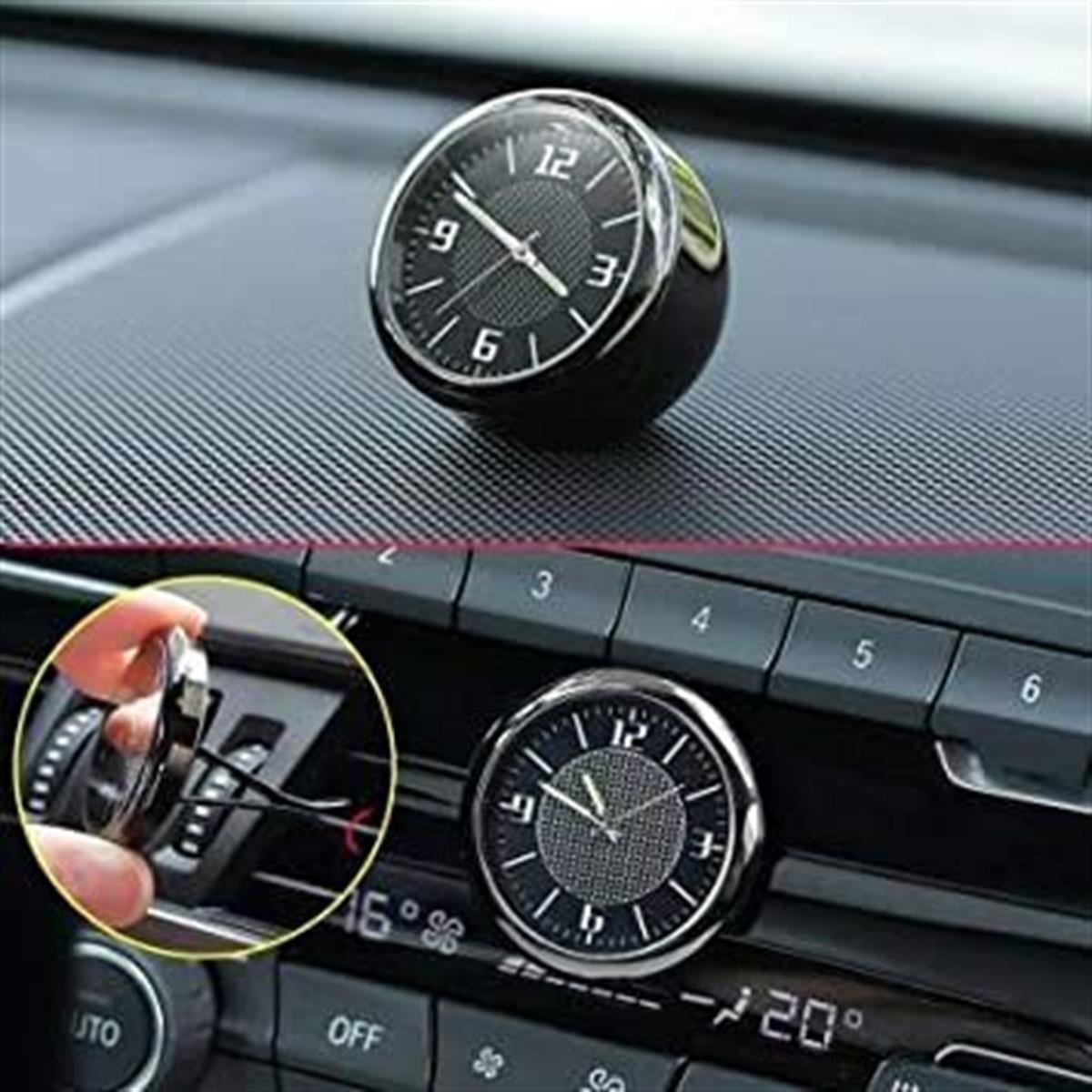 Oto Araç İçi Torpido Üstü Ve Kalorifer Petek Analog Saat