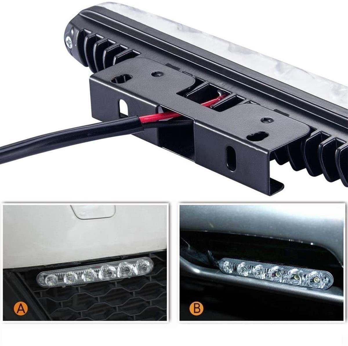 Oto Gündüz Led Lamba Beyaz Renk Sis Farı Metal Kasa 18 Watt