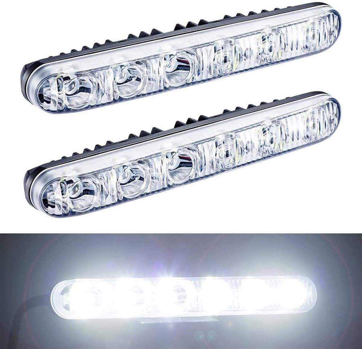 Oto Gündüz Led Lamba Beyaz Renk Sis Farı Metal Kasa 18 Watt