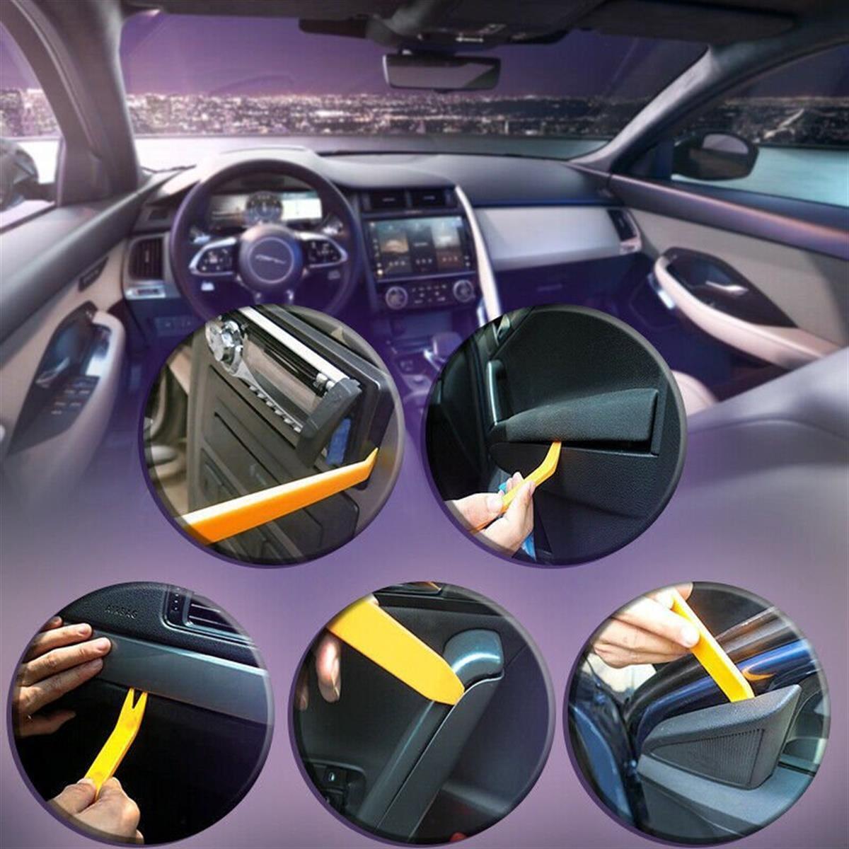 Oto Teyp Oto Döşeme Ön Panel Trim Sökme Aparatı 8 Parça