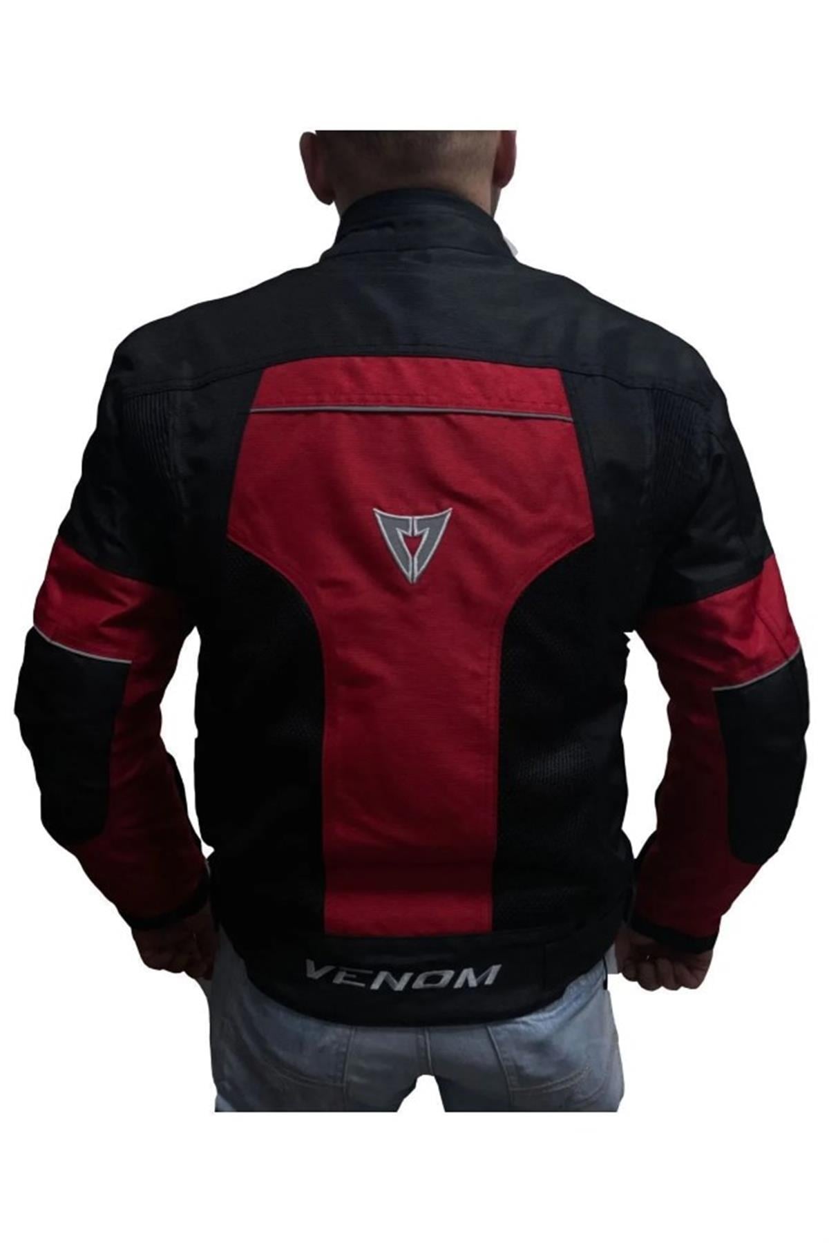 VENOM CEKET DYNAMIC V2 KIRMIZI-SİYAH / L