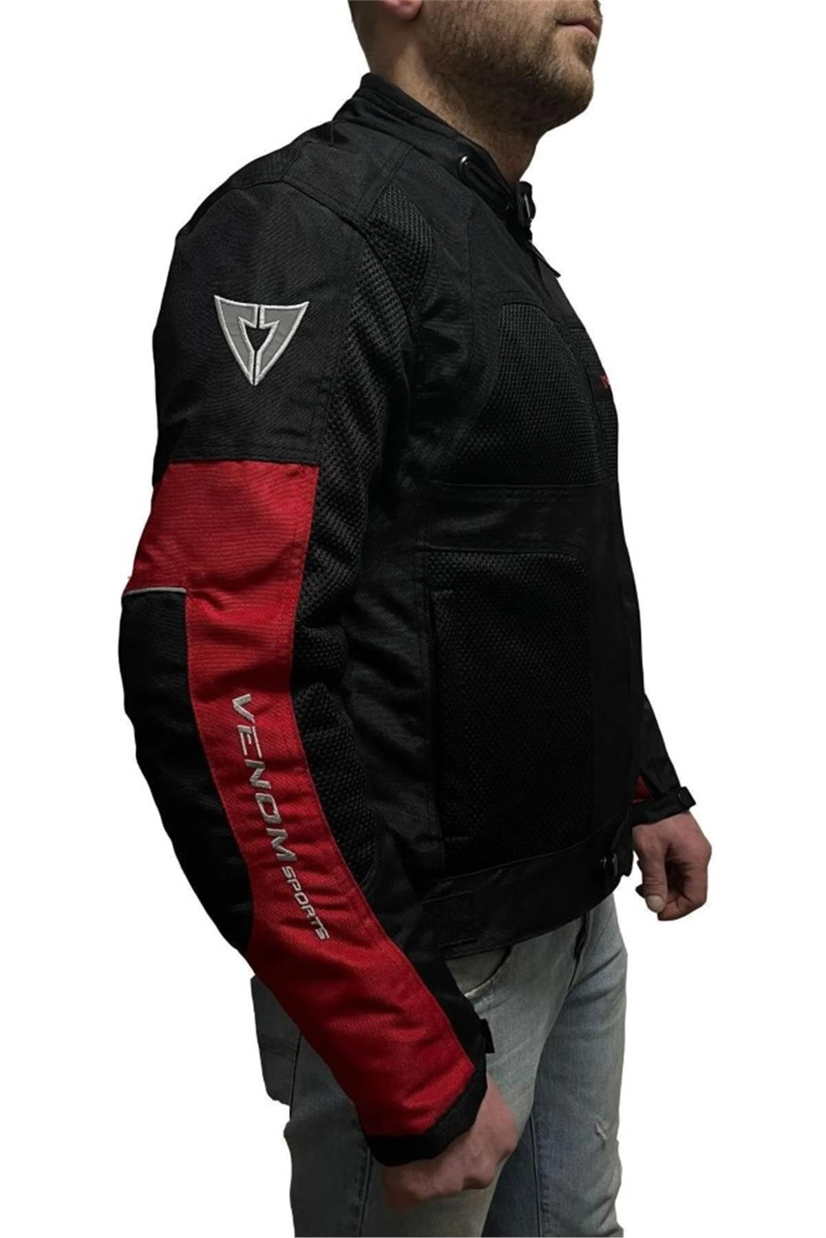 VENOM CEKET DYNAMIC V2 KIRMIZI-SİYAH / L