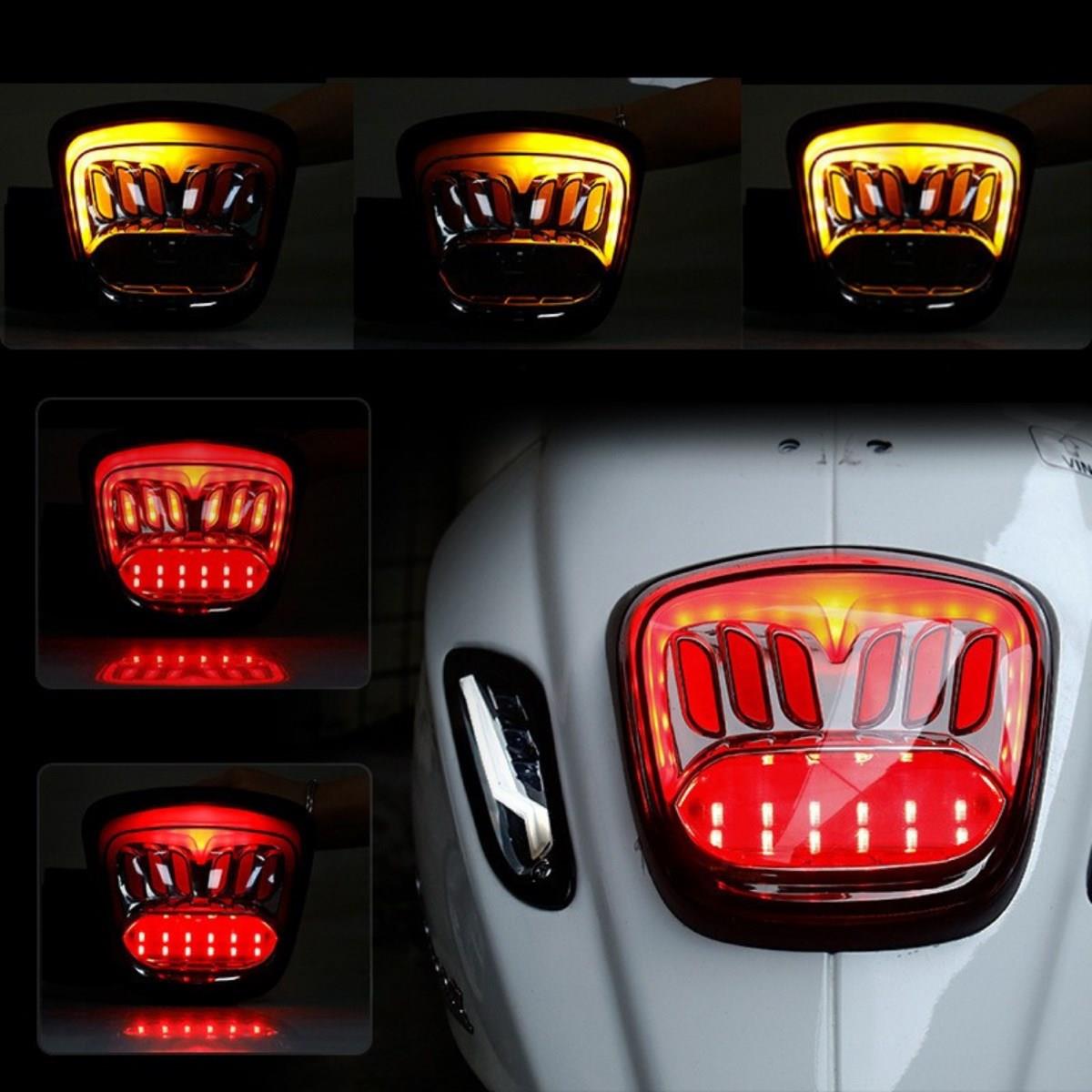 Vespa Sprint ve Primavera 150 Uyumlu LED Stop Far Şık Tasarım Kolay Montaj Yüksek Görünürlük