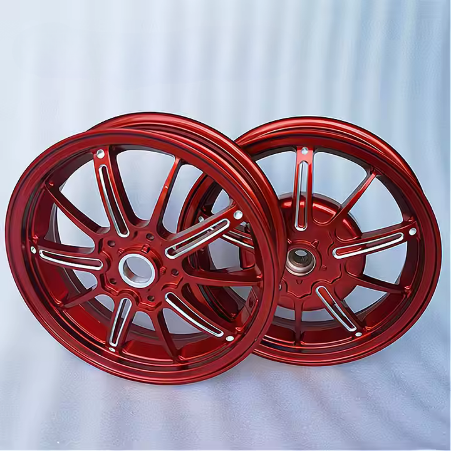 Vespa Yeni Nesil Alüminyum Alaşım Jant Ön Ve Arka 2 Li Set