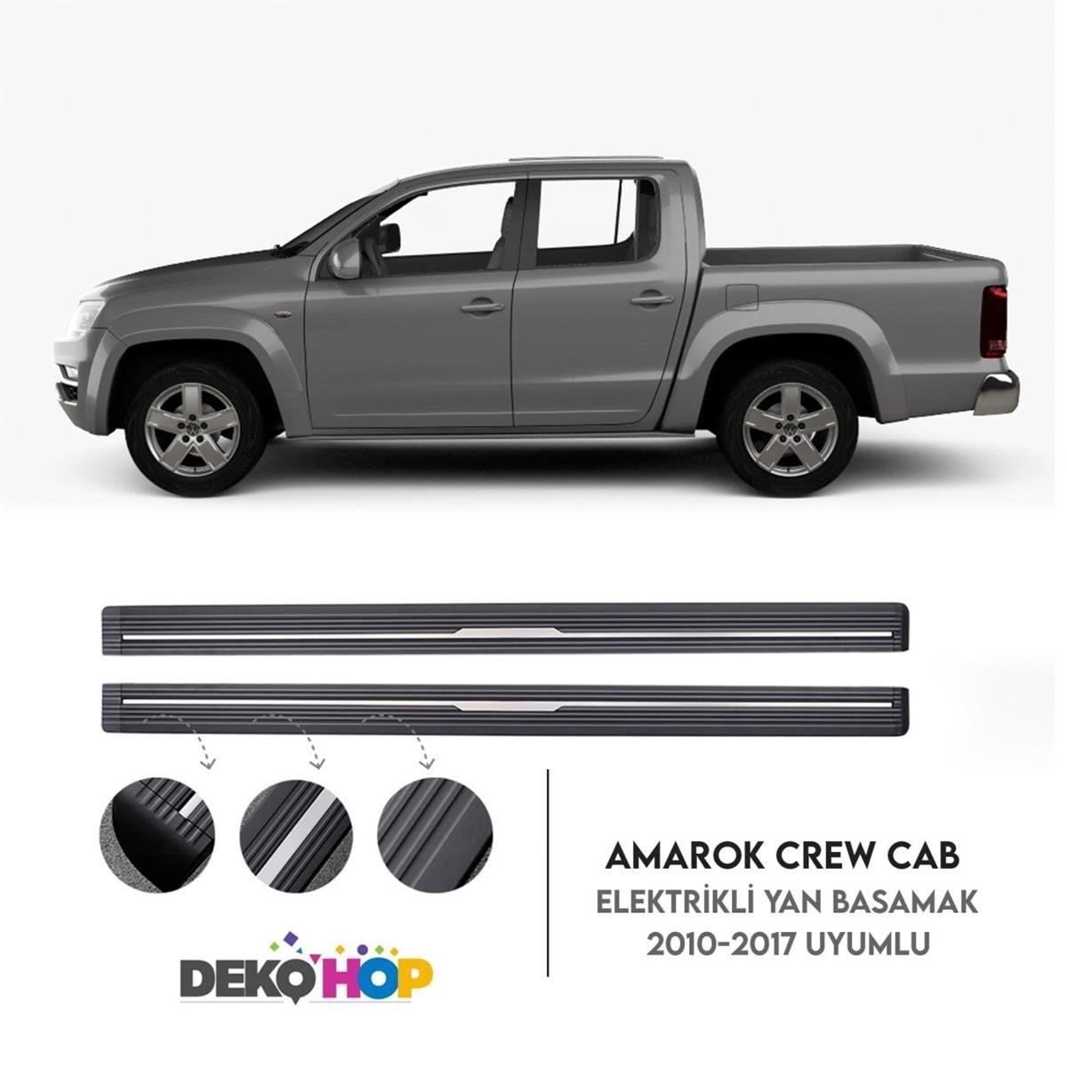 Volkswagen Amarok Elektrikli Yan Basamak Seti 2010-2017 Arası Uyumlu