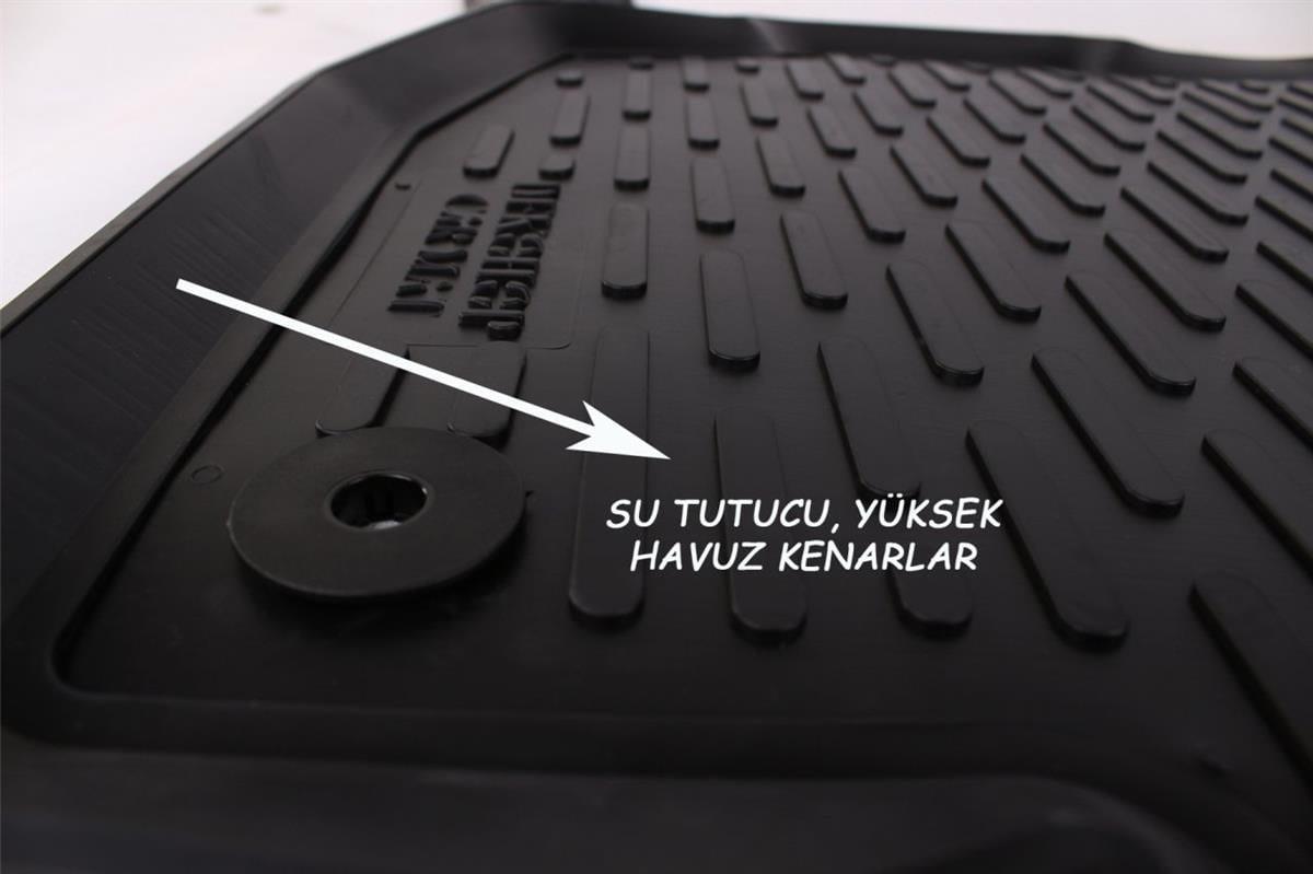 VOLKSWAGEN CADDY 3D Havuzlu Araca Özel Kauçuk Oto Paspas