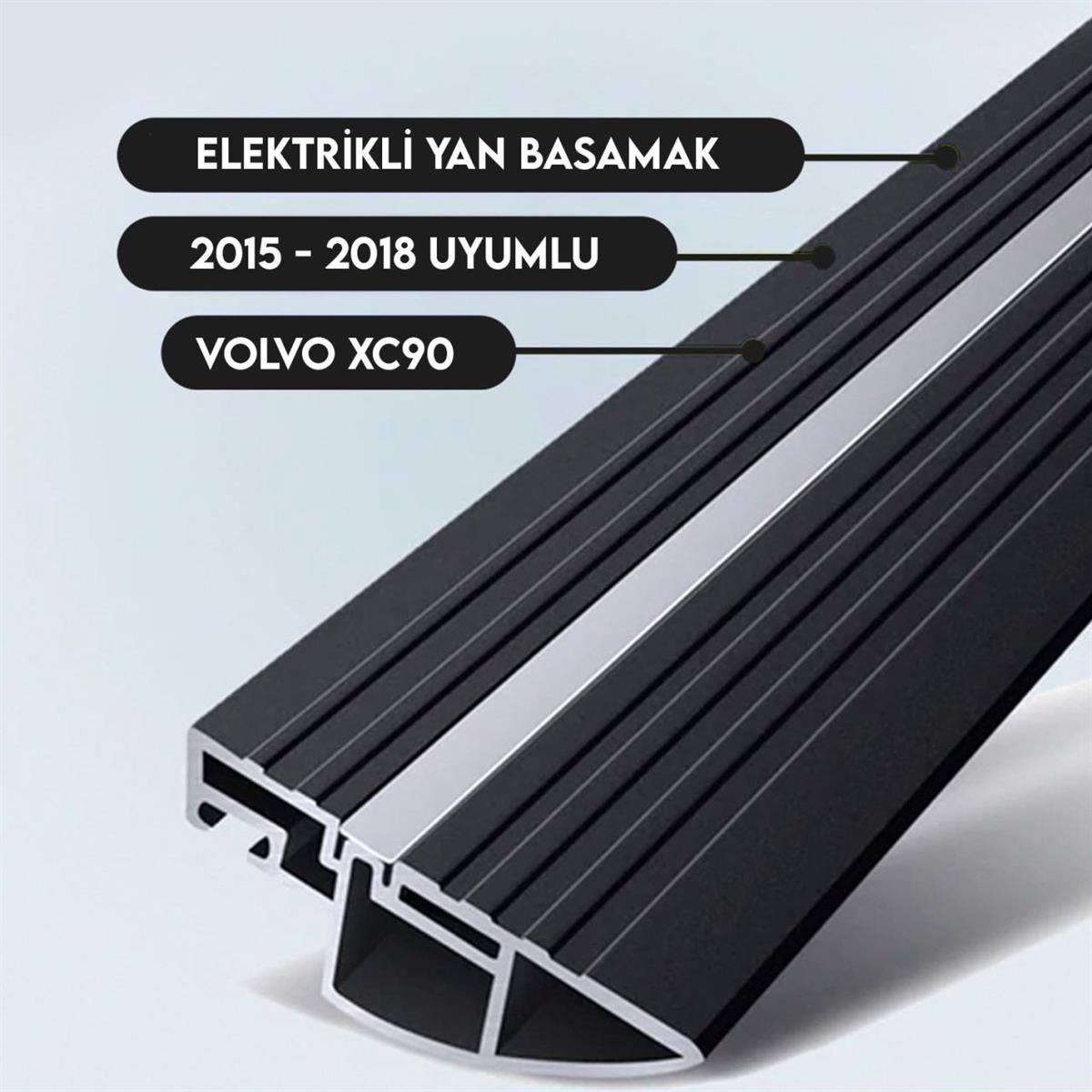Volvo XC90 Elektrikli Yan Basamak 2015-2018 Uyumlu