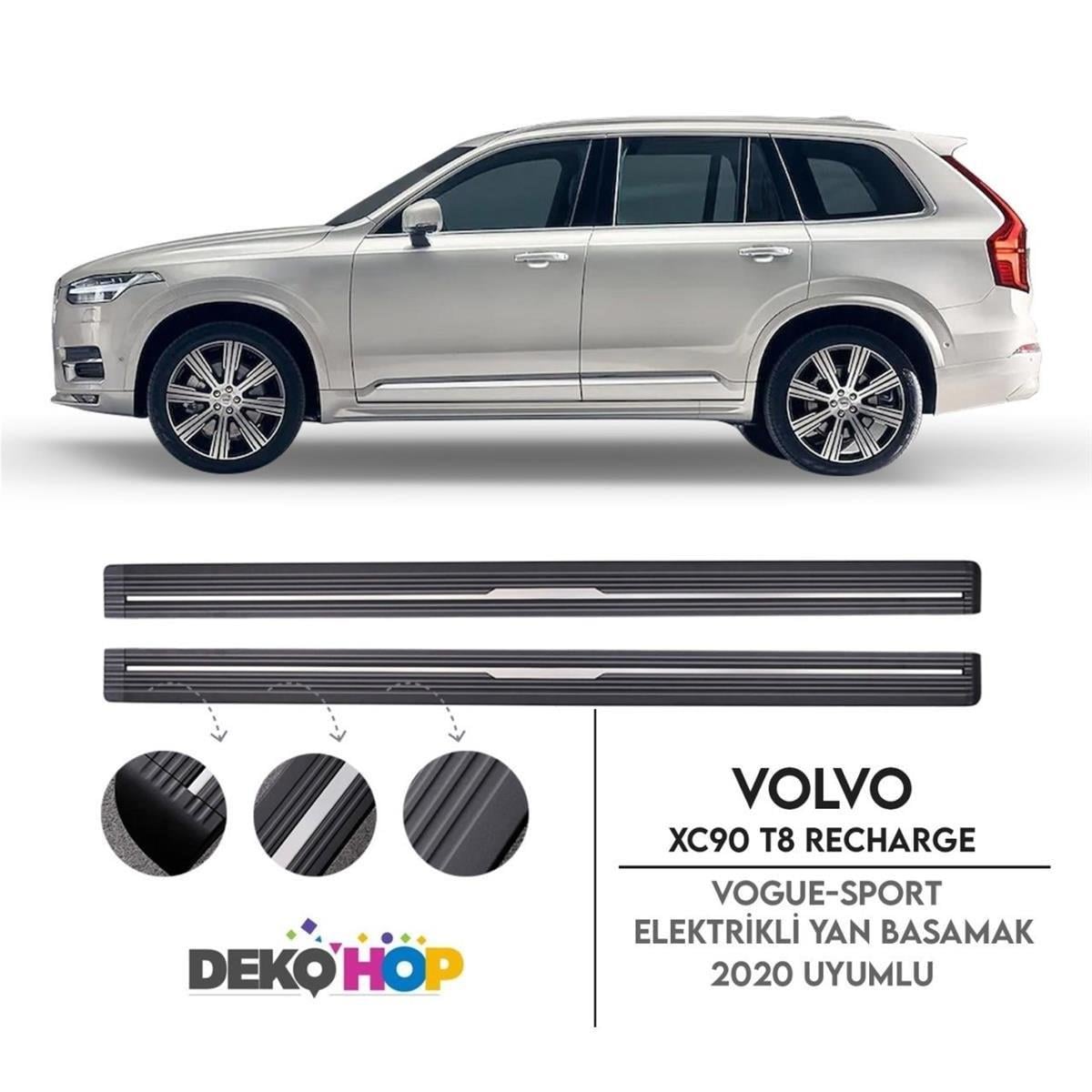 Volvo XC90 T8 RECHARGE Elektrikli Yan Basamak 2020 Sonrası Uyumlu