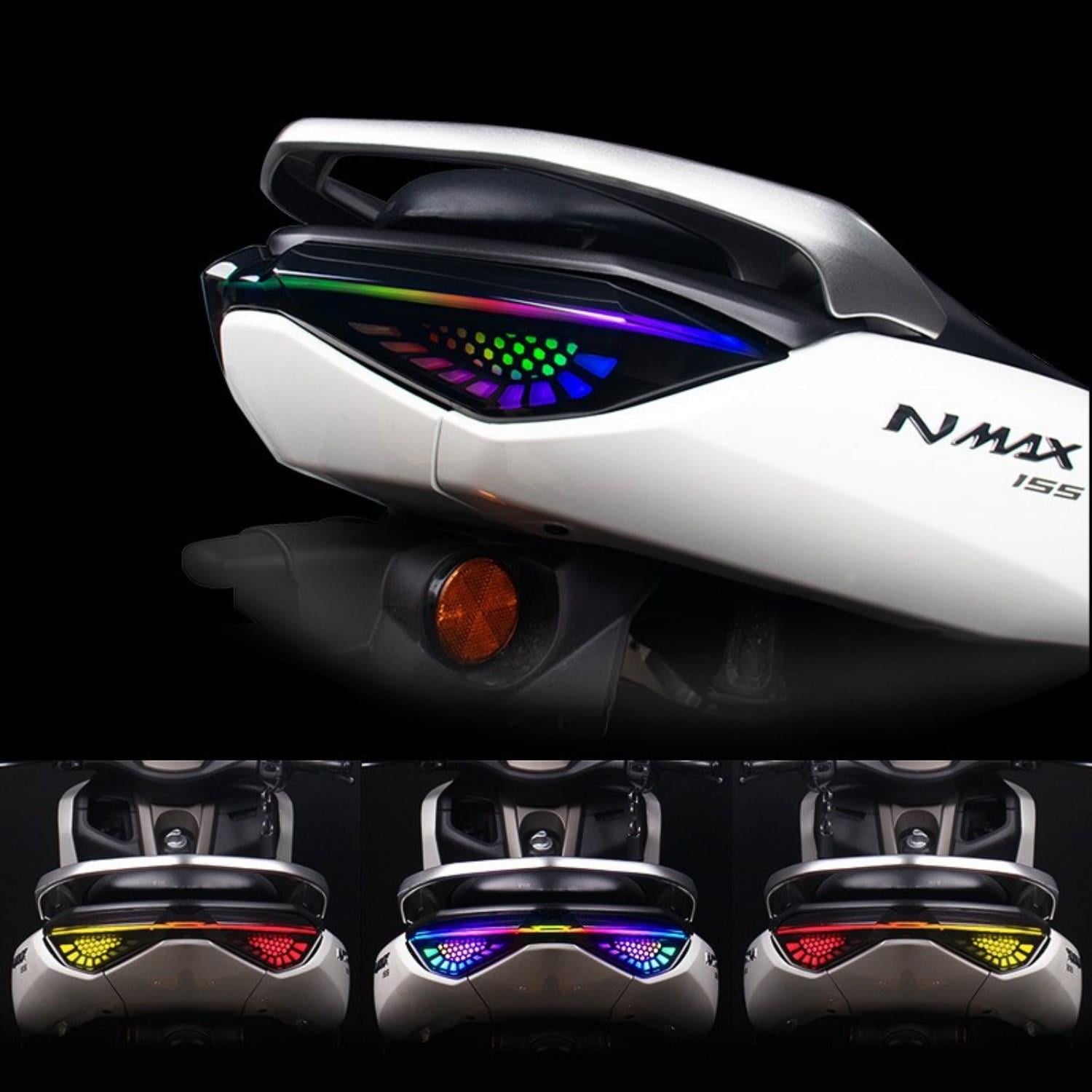 Yamaha Nmax 155 Rgb Stop Far Animasyonlu Uzaktan Kumandalı Renk Işık Kontrolü Sinyal Fren Destekli