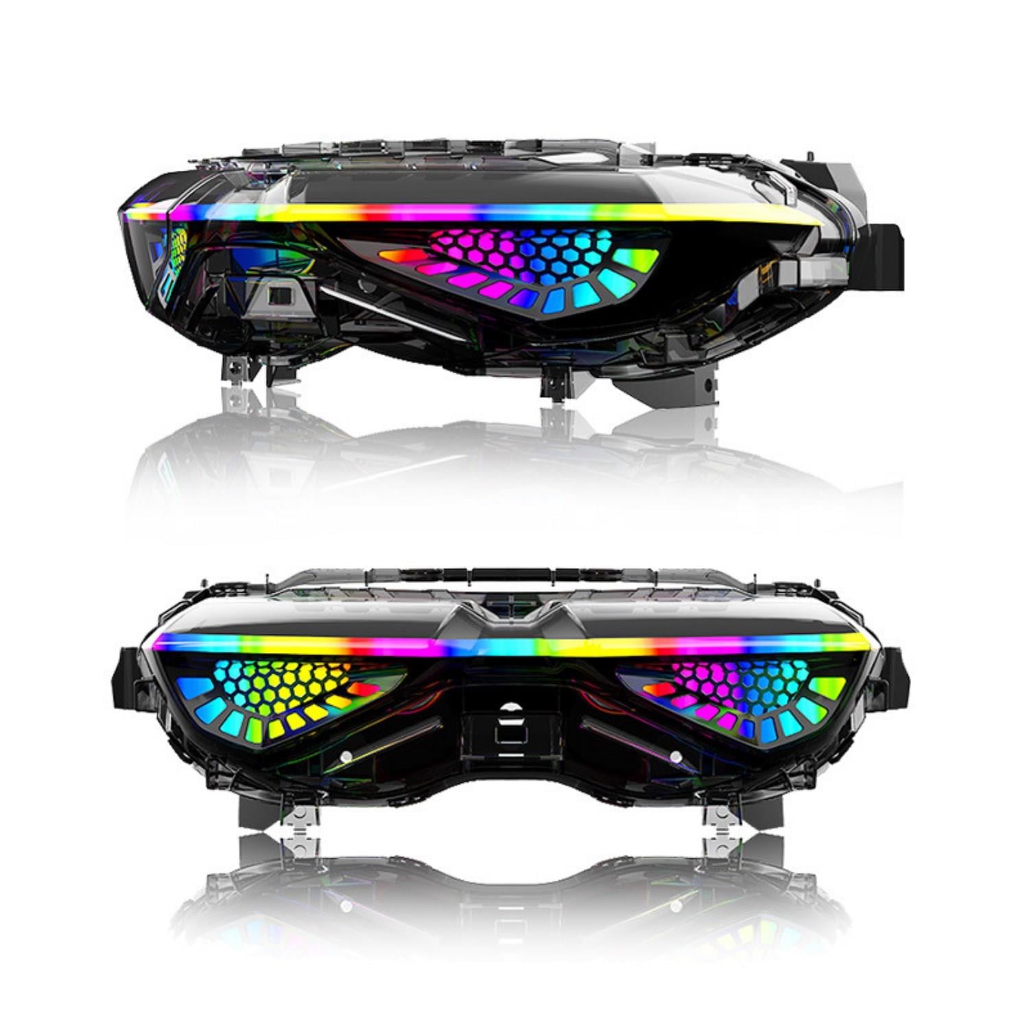 Yamaha Nmax 155 Rgb Stop Far Animasyonlu Uzaktan Kumandalı Renk Işık Kontrolü Sinyal Fren Destekli