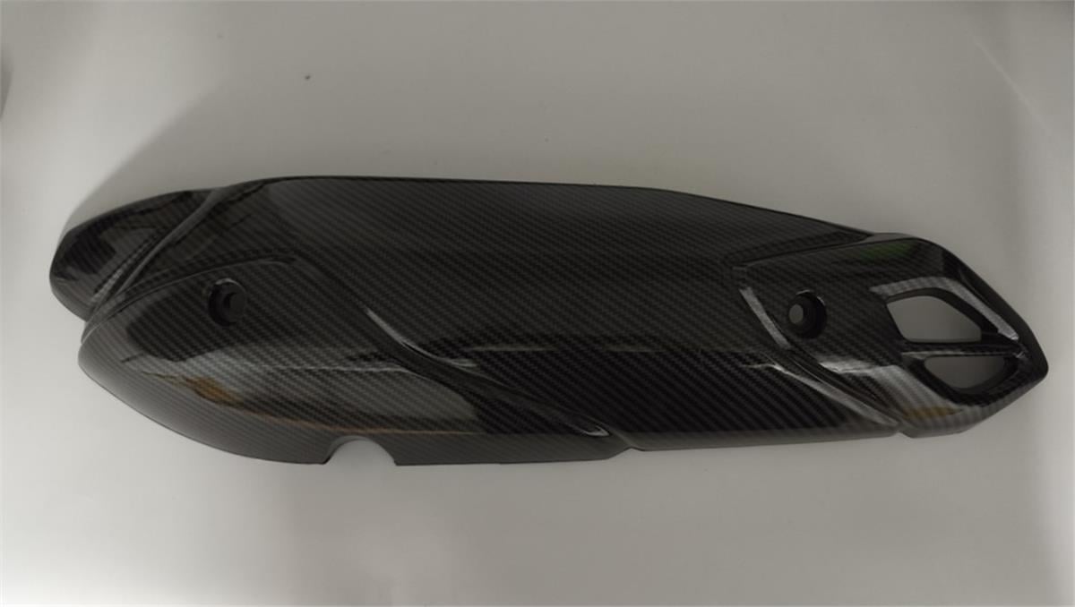 Yamaha NMAX 2025 Egzoz Dış Koruma Kapağı Karbon Desenli