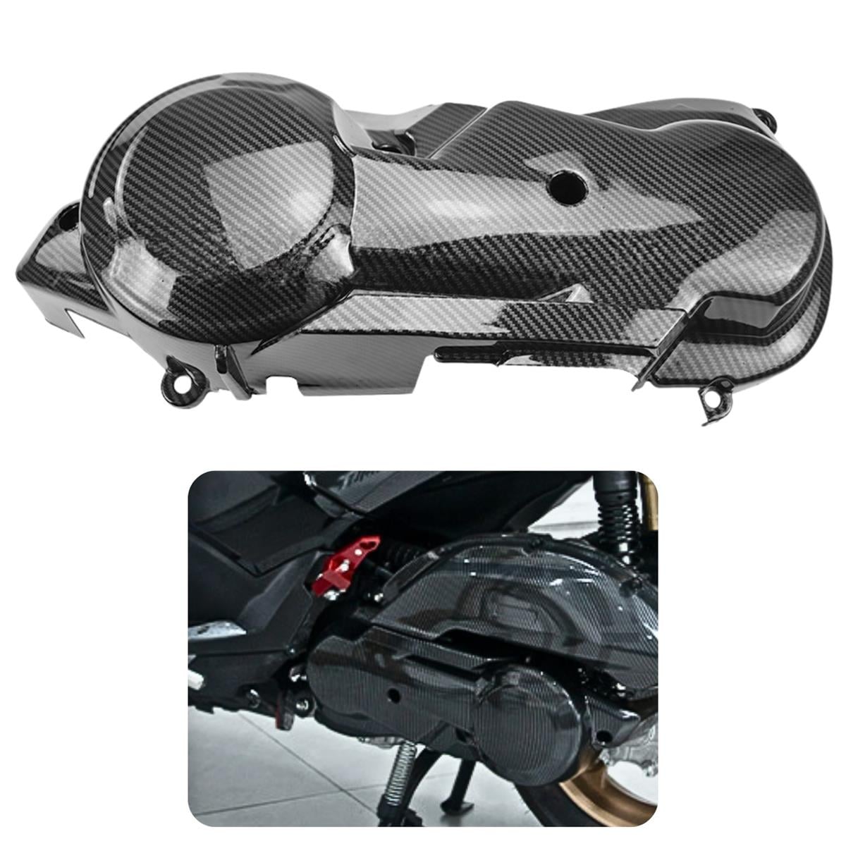 Yamaha NMAX 2025 Varyatör Kapağı Sol Motor Yan Panel Karbon