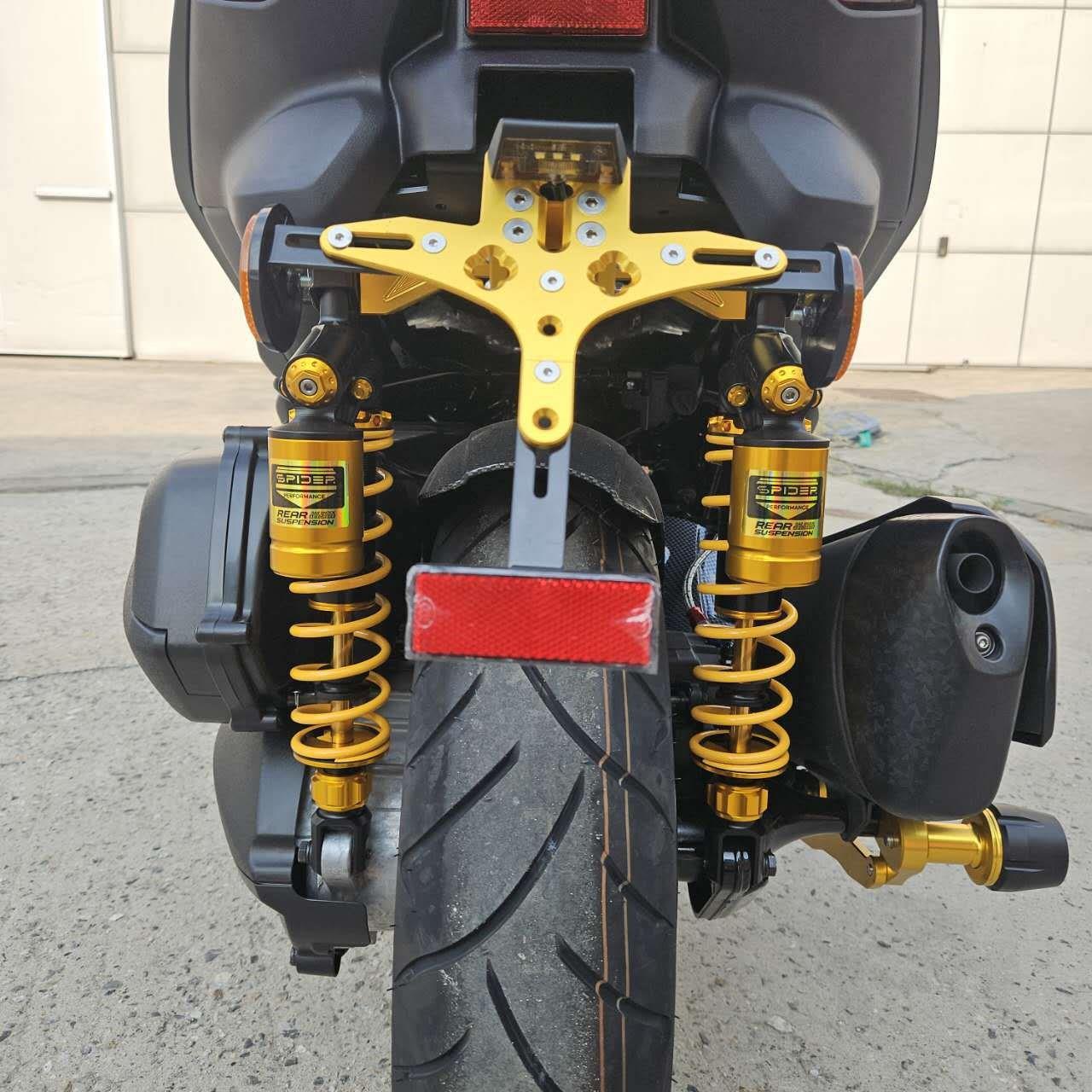 Yamaha Xmax 250-300 Gazlı Arka Amortisör Seti Gold-Siyah Renk 