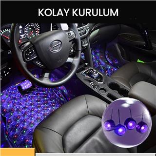  Oto Led Dekorasyon Sese Duyarlı Animasyon Gece Lambası