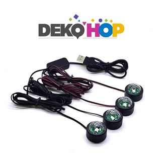  Oto Led Dekorasyon Sese Duyarlı Animasyon Gece Lambası