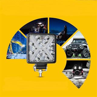 16 LED X ANGEL Çakarlı Off Road Kamyon İş Makinesi Çalışma Lambası 1 Adet