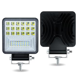 2 ADET Kamyon İş Makinesı Traktör Ve Arazi Aracı 42 Led  4 İnç Aydınlatma Ve Çalışma Sis Lambası 