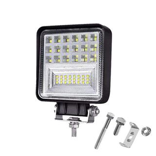 2 ADET Kamyon İş Makinesı Traktör Ve Arazi Aracı 42 Led  4 İnç Aydınlatma Ve Çalışma Sis Lambası 