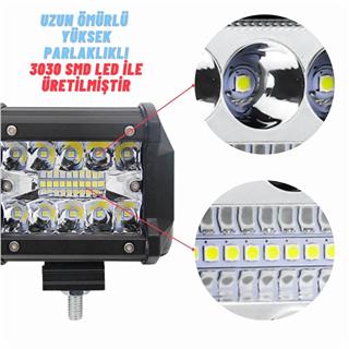 20 Led Çalışma Lambası 60 W Ultra Parlak Off Road Motosiklet Kamyon Sis Farı 12-24 V