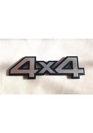 4X4 New-Tech Sticker Aluminyum Arma Gümüş 14X4,5 Cm