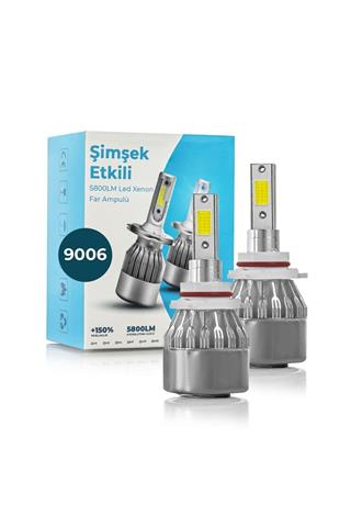 9006 Led Xenon Far Ampulü Beyaz Renk Zenon Led Far