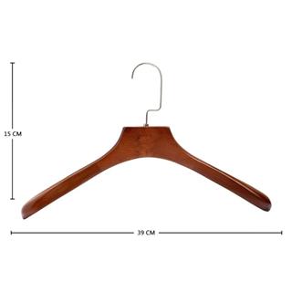 Ahşap Ceket Gömlek Askısı Bayan Boy 5 Adet Yüksek Kalite 39 Cm