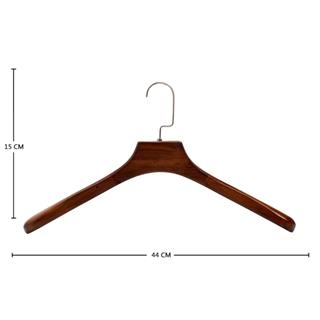 Ahşap Ceket Gömlek Askısı Erkek Boy 5 Adet Yüksek Kalite 44 cm