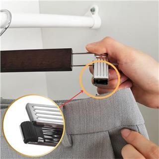 Ahşap Etek Pantolon Askısı Mandallı Lüks Elbise Askılık Vernikli AHŞAP 50 Adet