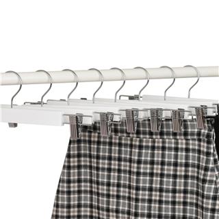 Ahşap Etek Pantolon Askısı Mandallı Lüks Elbise Askılık Vernikli Renk 10/50/100 Adet