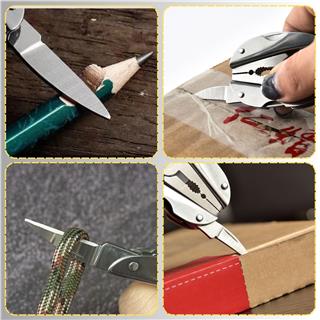 Anahtarlık Outdoor Katlanır Pense Çakı Bıçak Seti Kamp Piknik Çok Fonksiyonlu Mini Alet Seti