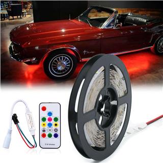 Araç Altı Aydınlatma RGB 5 Metre Kumandalı Şerit Led