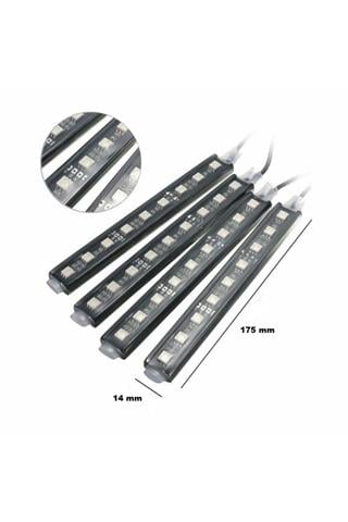Araç Içi Ayak Altı Müziğe Duyarlı 9 Led Ambians Lambası