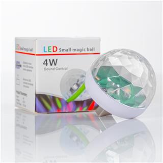 Araç İçi Mini Disko Topu Usb Girişli Telefon Mikrofon Uyumlu