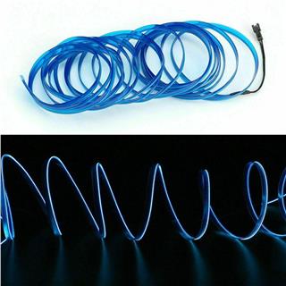 Araç İçi Neon Ledi Torpido İp Led 5 Metre BUZ MAVİ