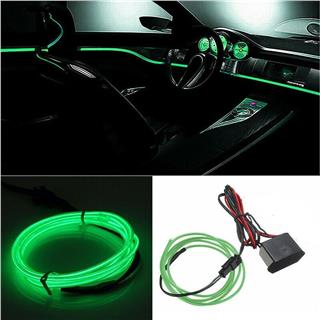 Araç İçi Neon Ledi Torpido İp Led 5 Metre YEŞİL