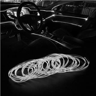 Araç İçi Neon Ledi Torpido İp Led 5 Metre BEYAZ