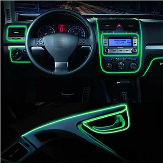 Araç İçi Neon Ledi Torpido İp Led 5 Metre YEŞİL