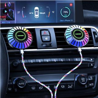 Araç İçi Petek Müziğe Duyarlı Ses Ve Ritim RGB Led Lambası